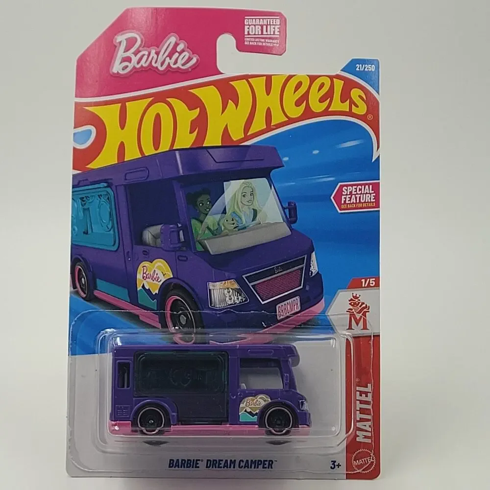 2026 Hot Wheels Barbie Dream Camper Purple 21/250 Mattel Series 1/5 Diecast